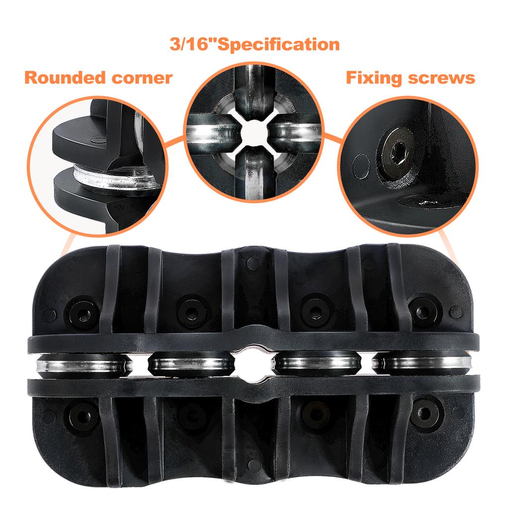 Handheld Tubing Straightener 3/16inch 1/4inch Portable Pipe Straightener Tool Sturdy Brake and Fuel Line Straightener Hand Tool