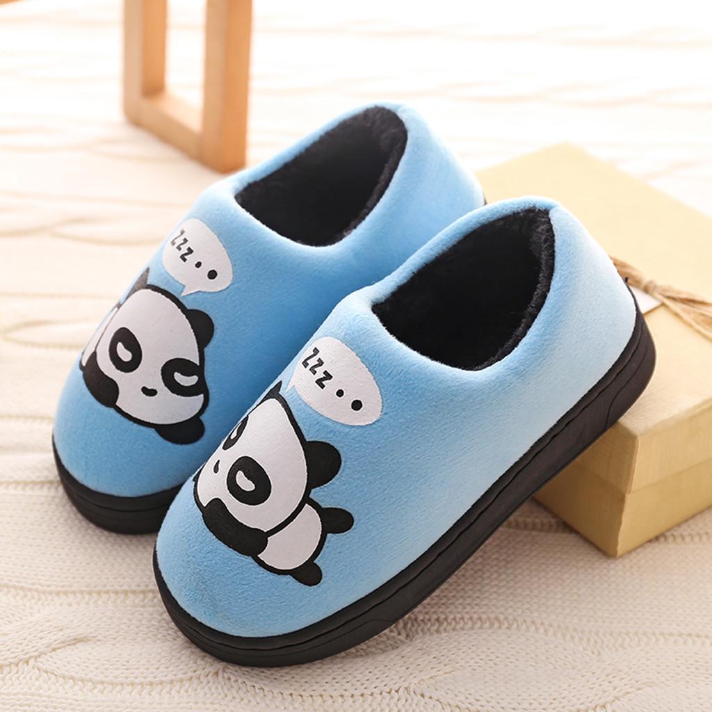 MaiYi Toddler Kids Unicorn Slippers Cute Animal House Shoes Household Anti-Slip Warm Winter Indoor Home Slides Slippers for Boys Girls