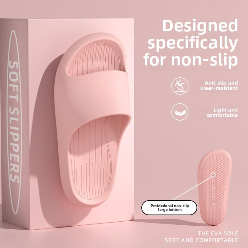 Slippers with A Feeling of Stepping on Poop for Men In Summer, Suitable for Outdoor Wear, Odor Proof Indoor, Home Bathroom, EVA Slippers for Women