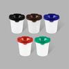 10Pcs Watercolor Brush Washing Cups with Lids Spill Prevention Plastic Paint Brush Cleaner Cup and Art Brush Set for Kid