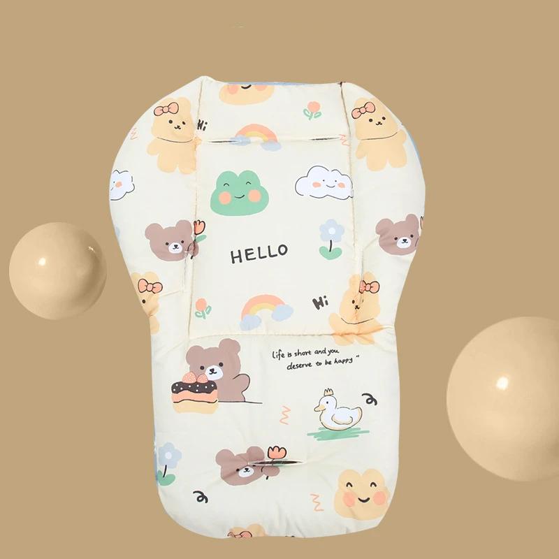 

Baby Stroller Cushion Suitable for Autumn and Winter Warm Cushion Baby Safety Seat Stroller Cotton Pad Cushion Mat Cotton