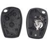 Jingyuqin 3 Buttons Replacement Remote Key Shell  Cover FOB Case for Renault Logan Sandero Clio Fluence Vivaro Master Traffic