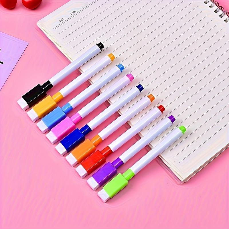 8 Stück Staubfreie Whiteboard-Marker - Ungiftig, Schnelltrocknend, Lichtbeständig, zum Schreiben auf verschiedenen Oberflächen.
