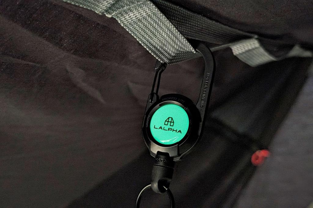[LALPHA] Carabiner Reel | Outdoor Monster | GRAVITY MAG REEL LITE LUMI | ROOT CO Magnet Carabiner Cord Reel Keychain OM-850