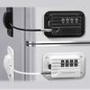 Home Window Lock Refrigerator Fridge Freezer Door Lock with 3 Digit Code Child Protections Password Lock Enduring
