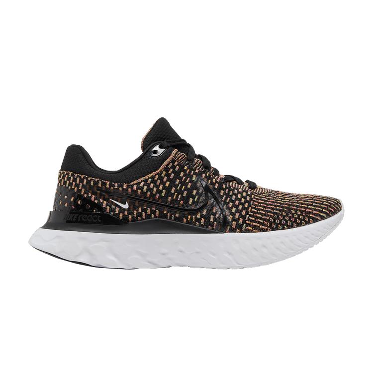 Nike React Infinity Run Flyknit 3 Black Blue Glow Pink Prime