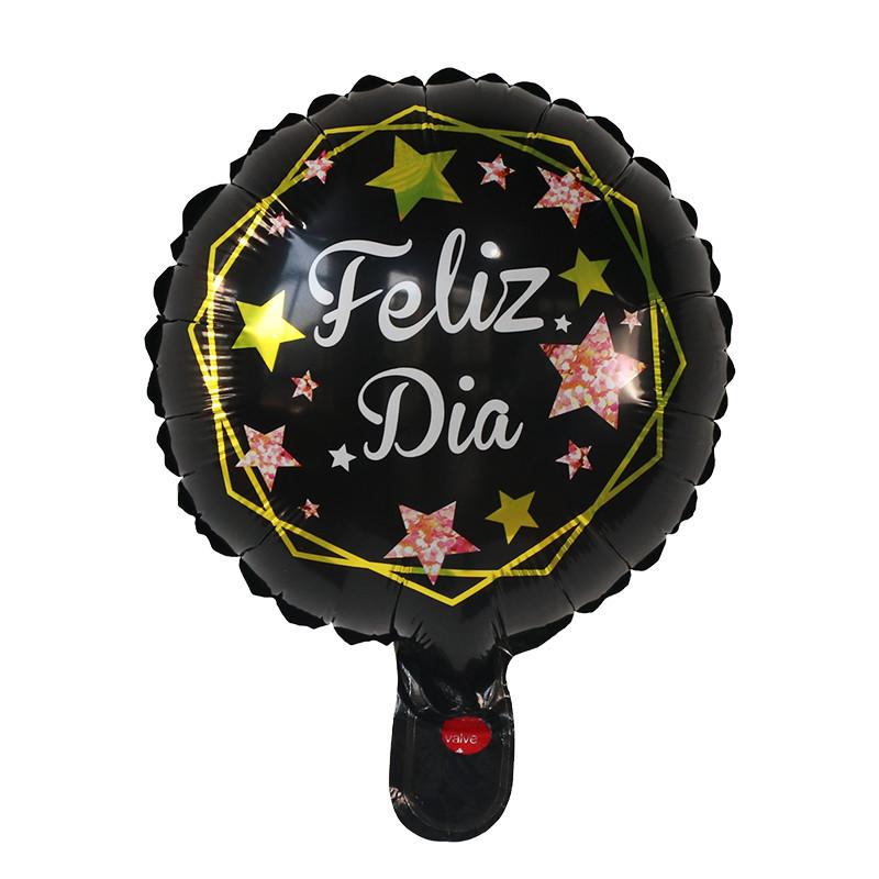 10Pcs Feliz Cumpleaños Día AIr Globos 10inch Colorful Mini Spanish Happy Birthday Foil Balloons Home Party Decorations Kids Gift