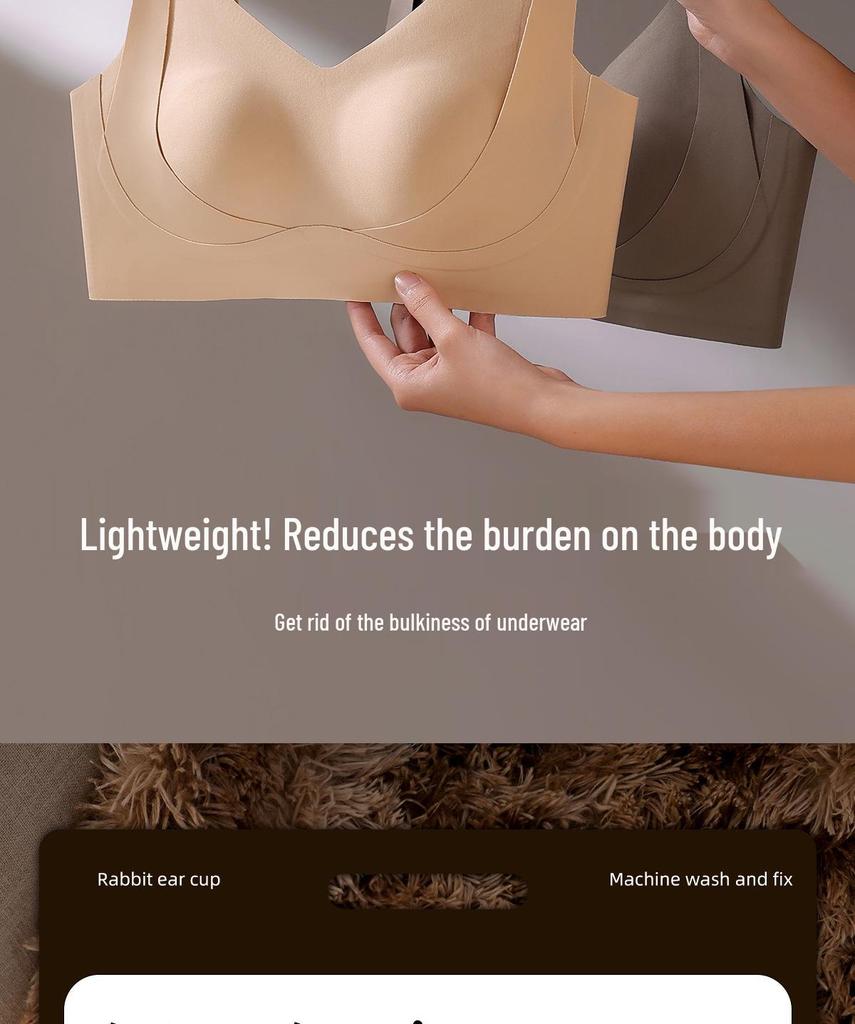 Anti-Sagging Seamless Bra for Small & Big Chests: Lifts, Gathers, and Minimizes for a Fuller Look