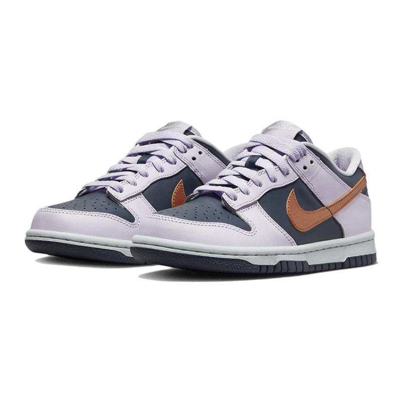 Nike Dunk Low SE Copper Swoosh GS Sneakers DX1663-400