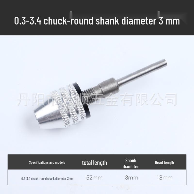 Hex Shank Quick-Change Three-Jaw Electric Grinder Drill Chuck