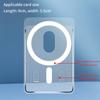 For Magsafe Transparent Magnetic Wallet Clip Phone Back Sticker For Iphone12Pro 13 14 Pro Max Macsafe Card Bag On Sleeve
