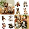 Wholesale Jungle Animal Plush Toy Cartoon Gorilla Lion Tiger Giraffe Stuffed Doll