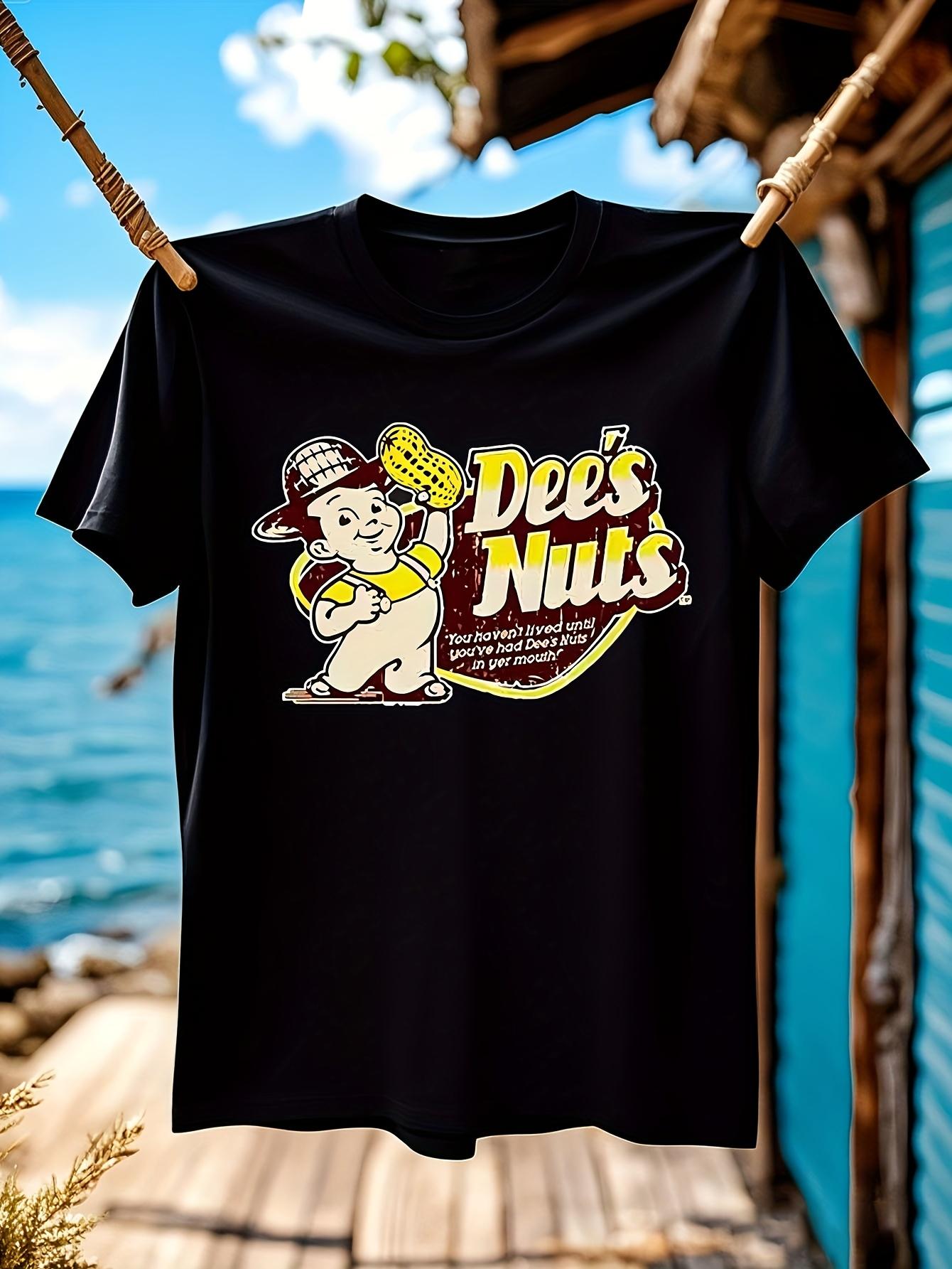 Funny Tshirt Funny Retro Dees Nuts Graphic Tshirt - Vinta... S