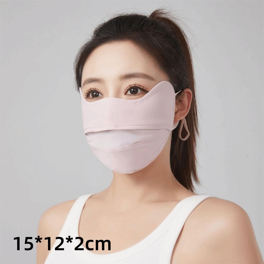 Breathable Mesh Sun Protection Mask Hanging Ear Outdoor Running and Cycling Face Mask