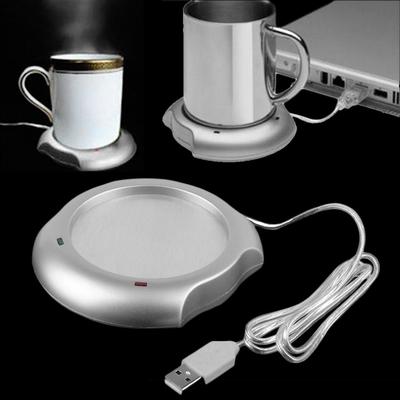 Home USB Insulation Coaster Heater Heat Coffee Cup Mug Mat Keep Warm Pad