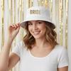 Bride Bucket Hat Bachelorette Party Just Married Wedding Engagement Honeymoon Travel Bridal Shower Decoration N Mrs Gift Present