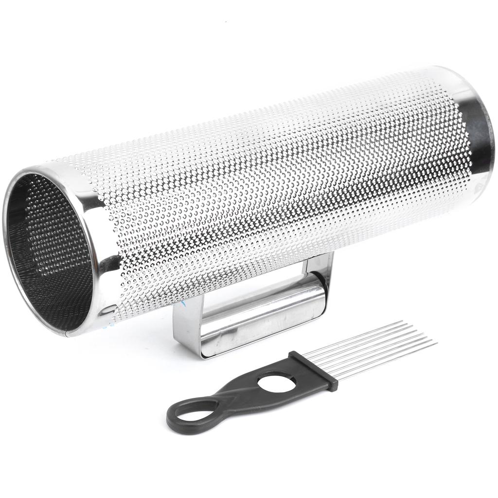 Guiro Shaker Aluminum Orff Percussion Instrument + Scraper Music Teaching Aids 4x12in Type A Orff Percussion Instrument