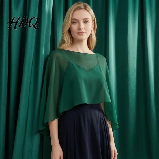 Formal Wedding Guest Accessory Women's Shawls And Wraps for Evening Dress Chiffon Shawl Soft Elegant Shawl Women Bridal Scarf Sheer Wrap