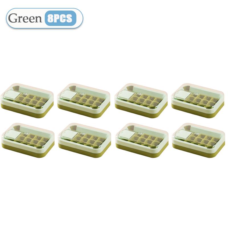 1-10 STÜCK 15 Fächer Eiswürfelform mit Deckelbehälter Leichte Entnahme Eisbox Getränk Sommer Eisbereiter für Zuhause Küche Bar Eisbox