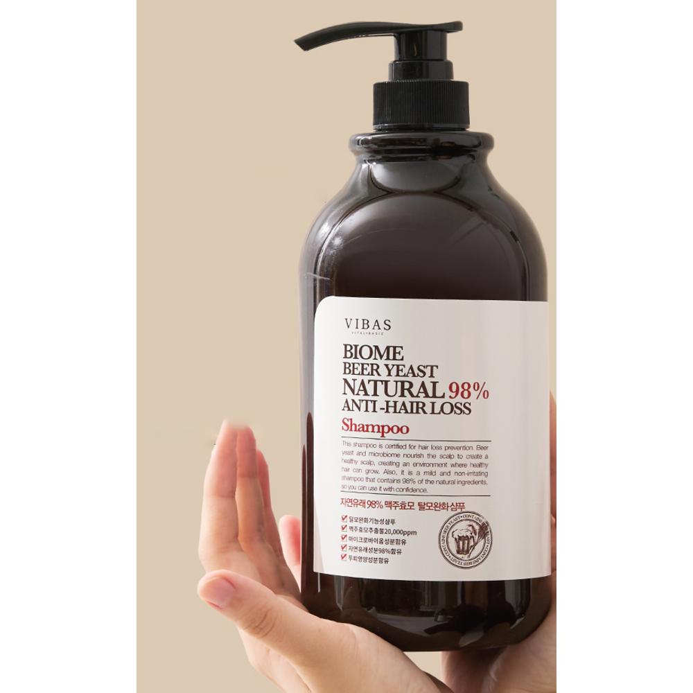 Vivas Biome Beer East Hair Loss Relief Shampoo, 1kg, 1 unit