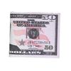 Men'S Personalized Us Dollar Bill Pattern Double Fold Retro Wallet With Creative Style Multiple Card Slots Double Fold Classic Short Wallet