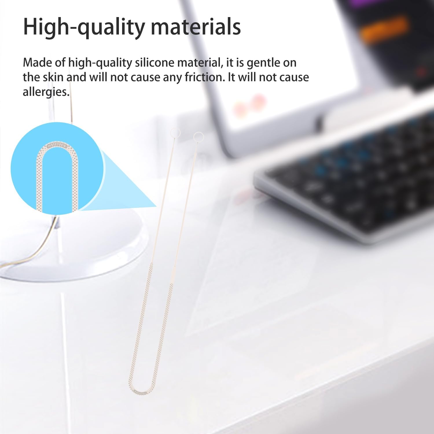 Anti-Lost Strap for Google Pixel Buds Pro 2,NOUKAJU Earphone Protective Cover(with Carabiner + Lanyard),Headphones Anti-Lost Lanyard,Case for Google