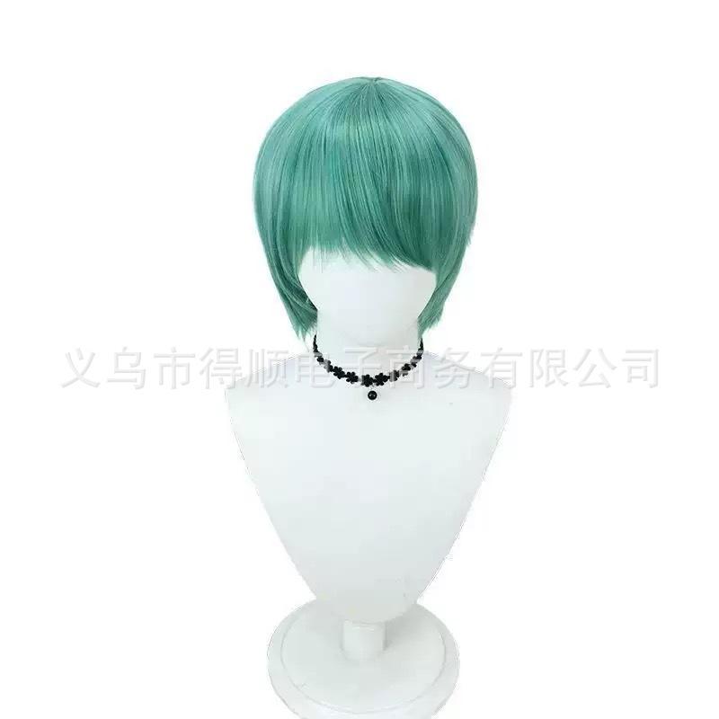 Witch Hunting Group Cos Wig, Mila Rose Red Long Straight Wig, Lumi Purple Braid Wig