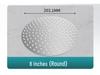 304 Stainless Steel Pressure-Boosting Rain Shower Head for Home Bathrooms