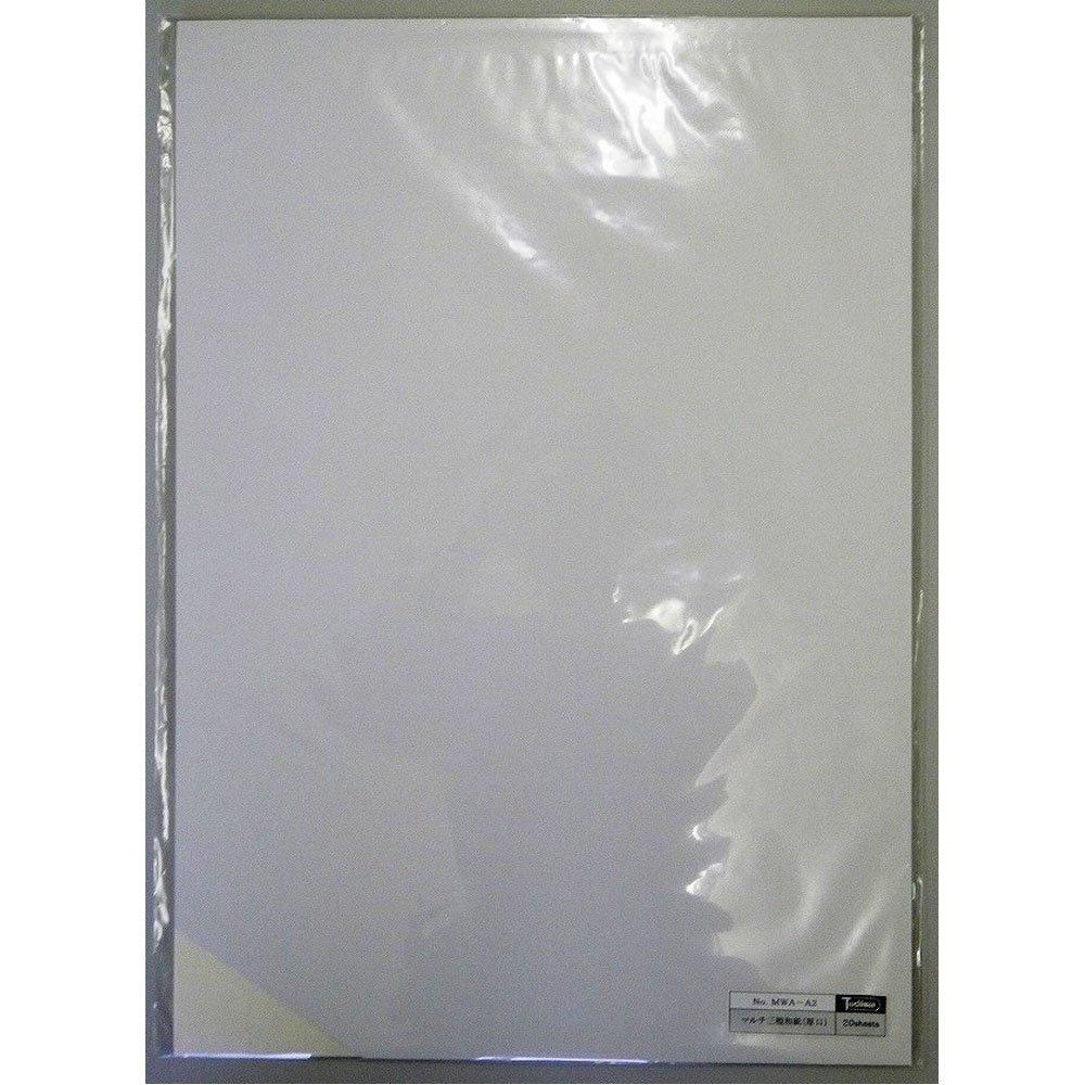 SAKAE Technical Paper, A2 Heavyweight Copy Paper, 20 Sheets, Multi-Mitsumata Washi, MWA-A2