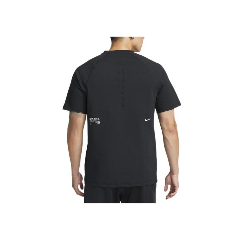 Nike Loose Comfortable Casual American Retro Sports Short Sleeve T-Shirt Men Tops Black DQ4819-010