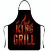 Nosleeve Waterproof Apron For Kitchen And Grilling With Colorful Abstract Design