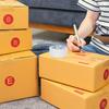 3 Rolls Writable Tape Paper Packing Flatback Flashing Heavy Duty Packaging Thick Kraft