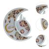 Ramadan Tray Multifunction Display Holder Crafts Ramadan Eid Tray Decoration for Keys Breakfast Cookie Fruit Party Supplies