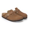 Birkenstock Boston Embossed Corduroy Dark Tea Unisex Sneakers 1028227
