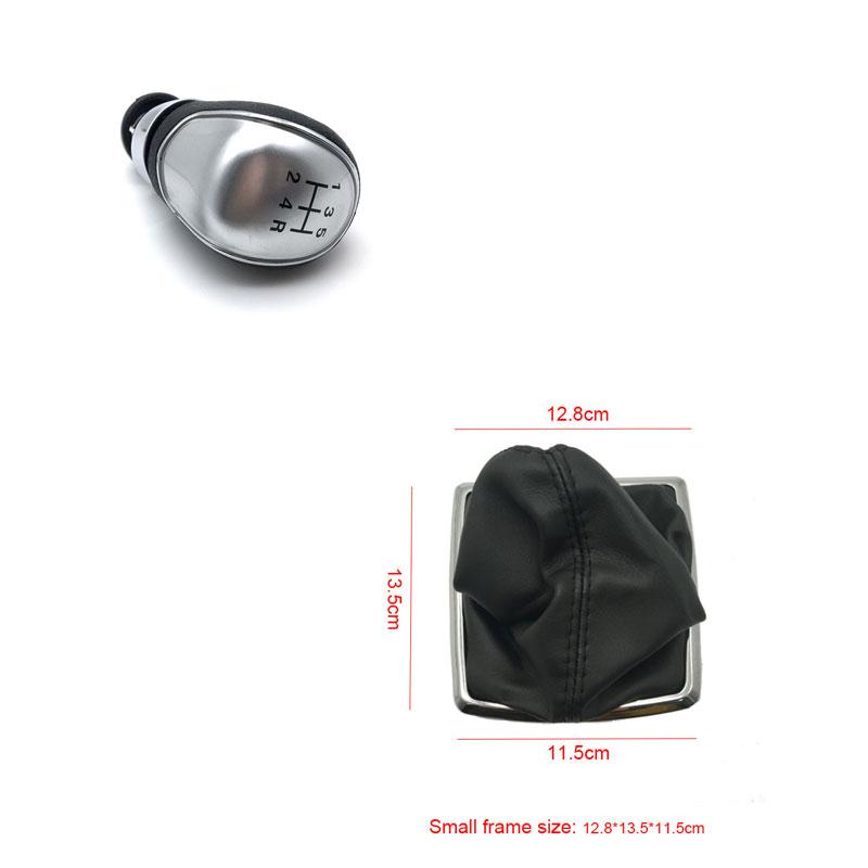 5 Speed 6 Gear Shift Knob Manual Black / Silver For Ford Focus 2 MK2 FL MK3 MK4 MK7 MONDEO KUGA GALAXY FIESTA Car Styling