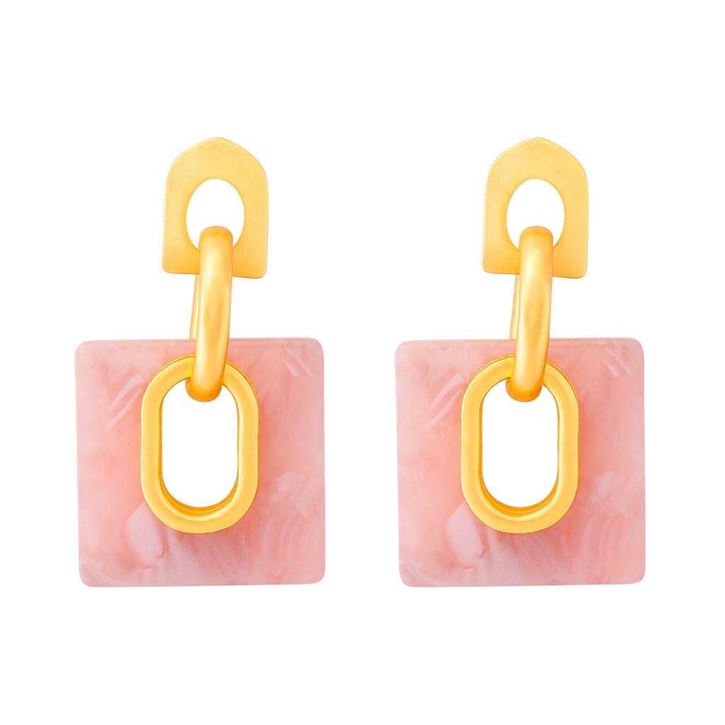 Fashionable geometric earrings