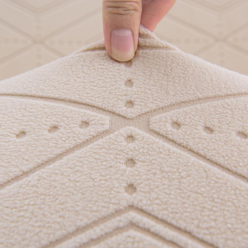 Solid Color Jacquard Fabric Sofa Cover Elastic Washable Slipcover For 1/2/3/4/5 Seat Living Room Couch Protection