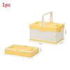 Foldable Multifunctional Pp Storage Bin With Handle For Kitchen And Pantry Organization