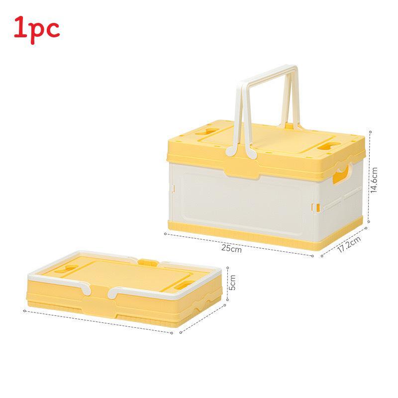 Foldable Multifunctional Pp Storage Bin With Handle For Kitchen And Pantry Organization