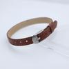 Y2k 8mm PU-Leder Armband Quadratische Schnalle Langstrecken Touch-Armband für Schiebebuchstaben-Anhänger DIY Schmuckherstellung Geschenk für Frauen