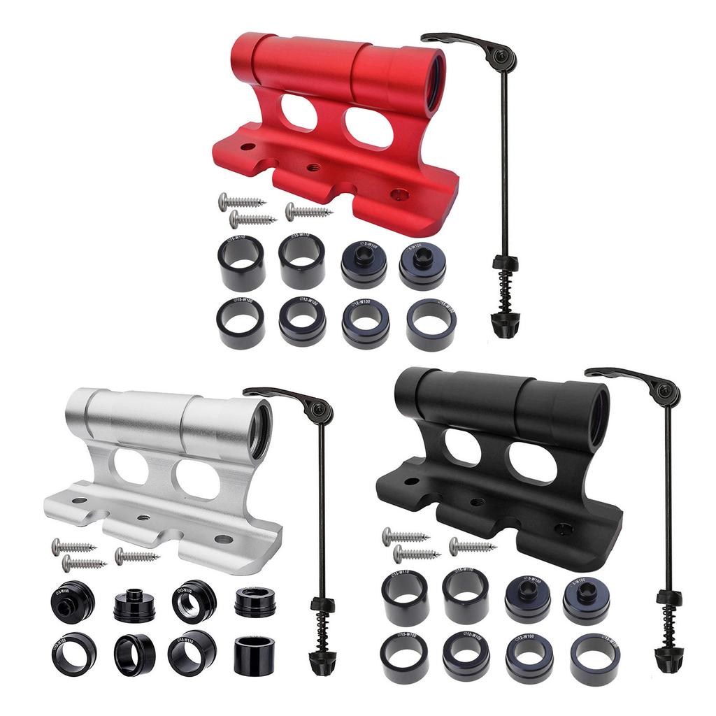 Quick Release Bicycles Front Fork Bracket Car Roof Rack Mount Aluminum Alloy Bike Block Fork Mount with Adapters