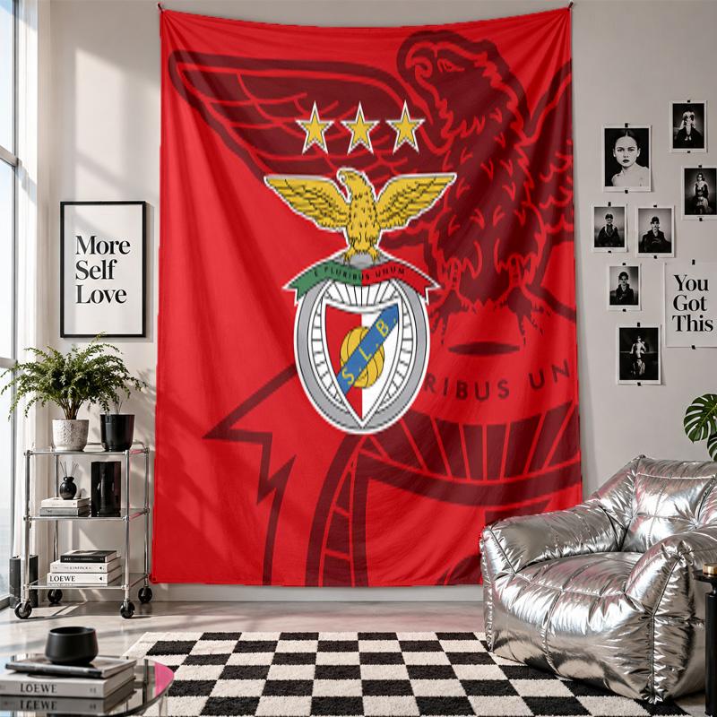 Wall TapestryBenfica Art Hanging Cloth Decorative Background Cover for Room Decoration