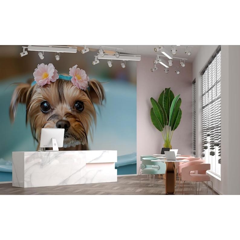 Yorkshire Terrier tapestry 75x100 чёрный