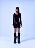 Mlk 6 Studded Corset T-Shirt (Black)