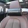 1Pcs Car Neck Pillows Single Headrest Sticker For Renault Clio Vel Satis Twingo Captur Symbioz Rafale Boreal Megane ZOE MM8
