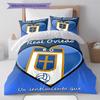 Set Copripiumino Trapuntato Real Oviedo Federa Decorazione per la Casa Regalo di Compleanno (1 * copripiumino + 2 * federa, senza nucleo)