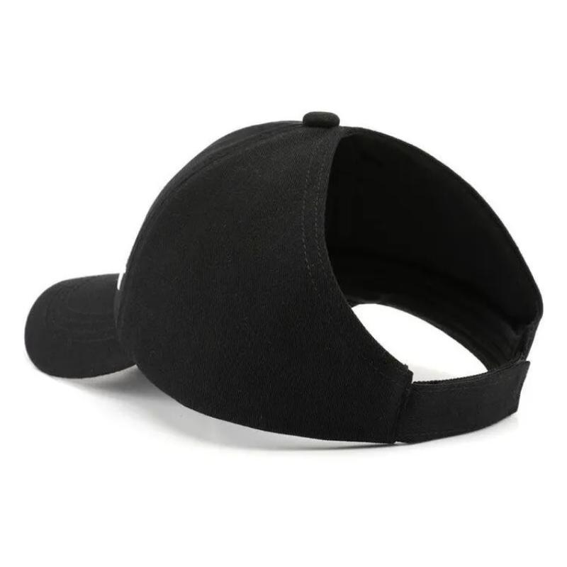 Women Summer Ponytail Baseball Cap, Breathable Sun Protection Empty Top Sports Visor Hat