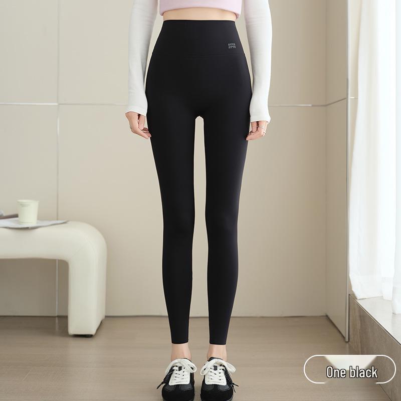 

Women s High-Waisted Solid Color Hip-Lifting Fitness Pants - Skin-Friendly & Line-Free L