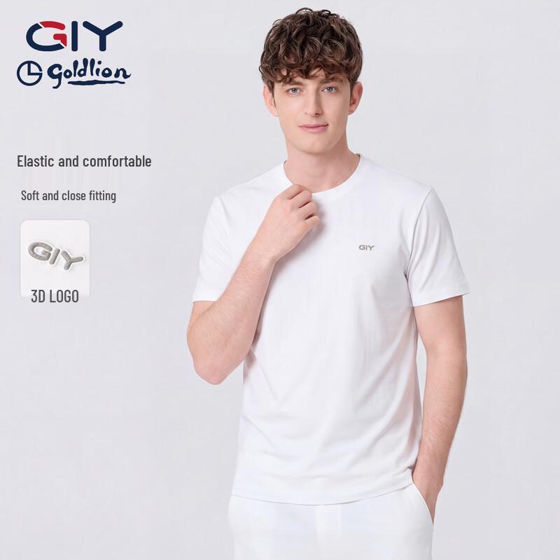 

Goldlion Men s Solid Color Short Sleeve T-Shirt XL