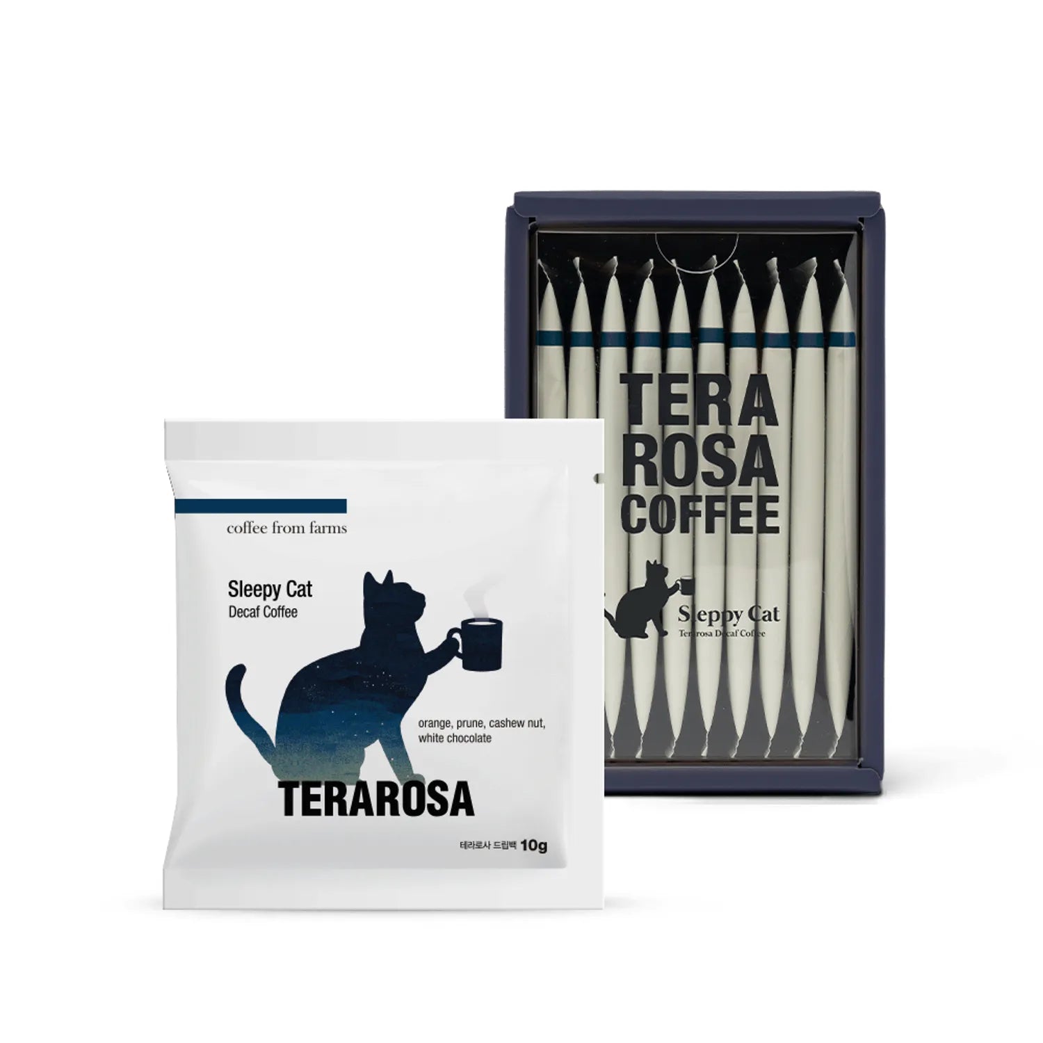 TERAROSA Drip Bag #Colombia Sleepy Cat Decaf 10ea 10ea
